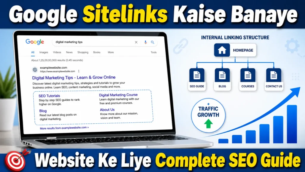 Google Sitelinks Kaise Banaye